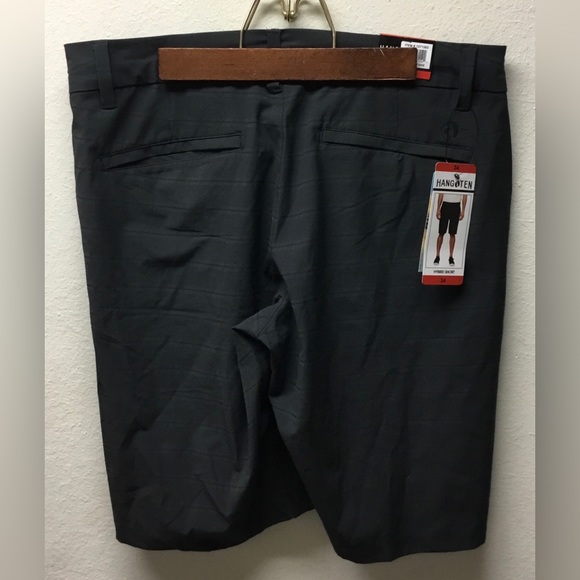 Hang Ten Men’s Sz 34 Hybrid Black Board Shorts NWT - Picture 3 of 5